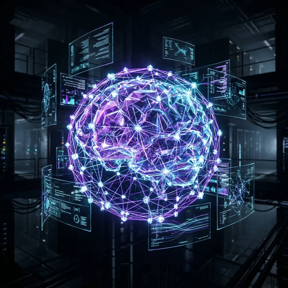 KI- und Prozessautomation Illustration
