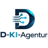 D-KI-Agentur Logo: Digitales D-Wappen für sichere KI-Systeme und Software-Entwicklung
