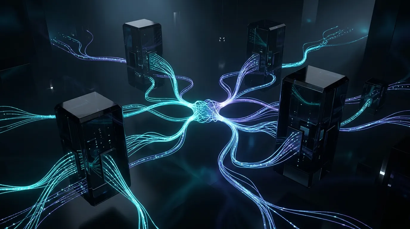 Enterprise AI Systems Integration Texture